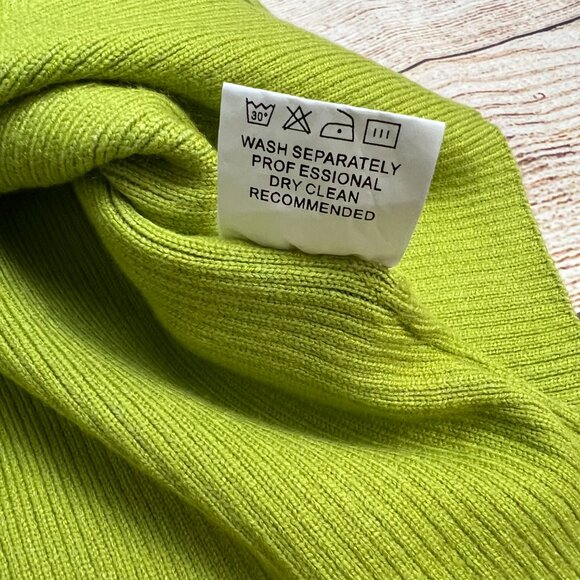 Princess Polly Womens 6 Crop Top Green Ribbed Tie Front Short Sleeve Y2K - Picture 6 of 11